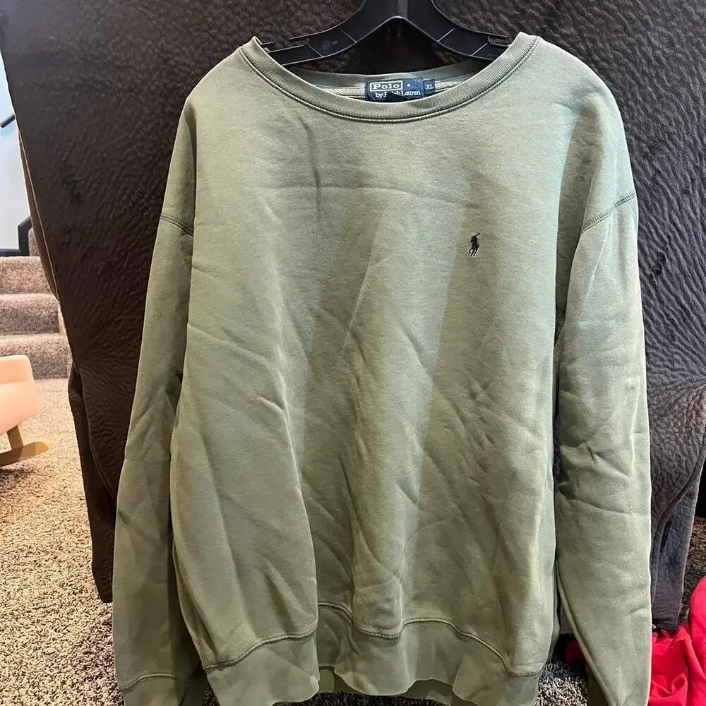 Ralph lauren green oversized crewneck